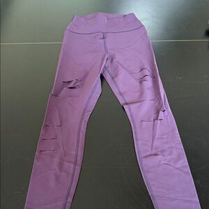 ALO Yoga Kids Leggings in Deep Purple